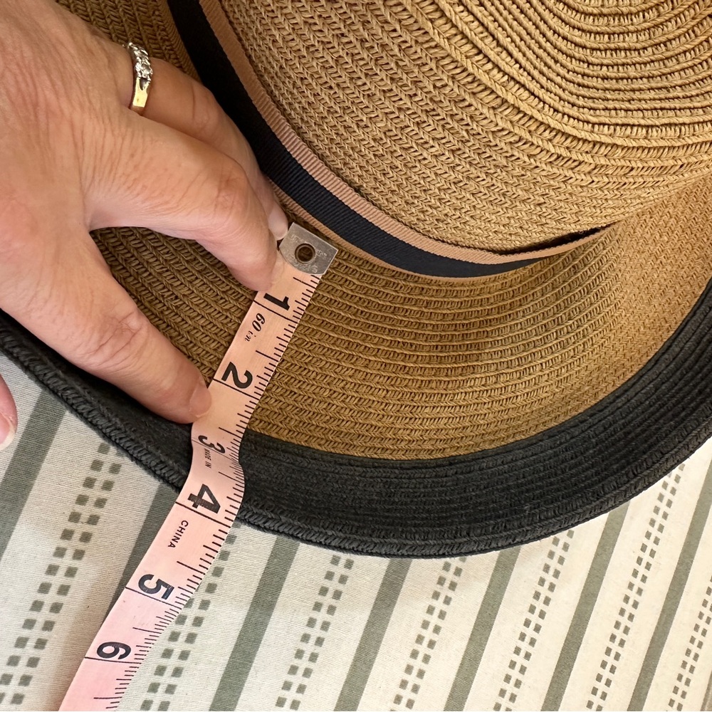 Karen Keith Two-Tone Tan/Brown & Black Women's Hat‎ with Bow - Picture 6 of 8